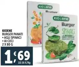 Deco Supermercati Kioene burger panati offerta