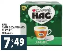 Deco Supermercati Hag caffè decaffeinato classico offerta