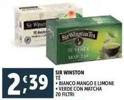 Deco Supermercati Sir winston tè offerta