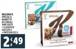 Deco Supermercati Kellogg's special k barrette di cereali offerta