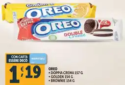 Deco Supermercati Oreo Doppia crema Golden Brownie offerta