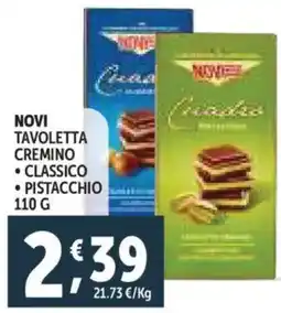 Deco Supermercati Novi tavoletta cremino offerta