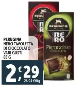 Deco Supermercati Perugina nero tavoletta di cioccolato offerta