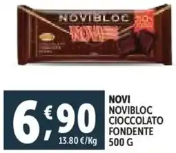 Deco Supermercati Novi novibloc cioccolato fondente offerta