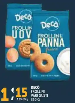 Deco Supermercati Decò frollini offerta