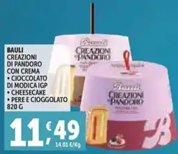 Deco Supermercati Bauli creazioni di pandoro con crema offerta