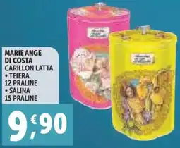 Deco Supermercati Marie ange di costa carillon latta offerta