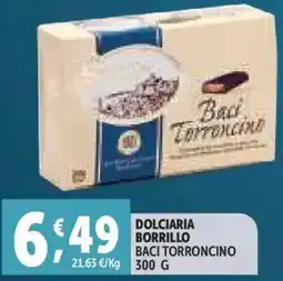 Deco Supermercati Dolciaria borrillo baci torroncino offerta
