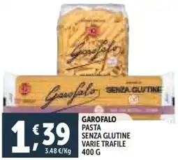 Deco Supermercati Garofalo pasta senza glutine offerta