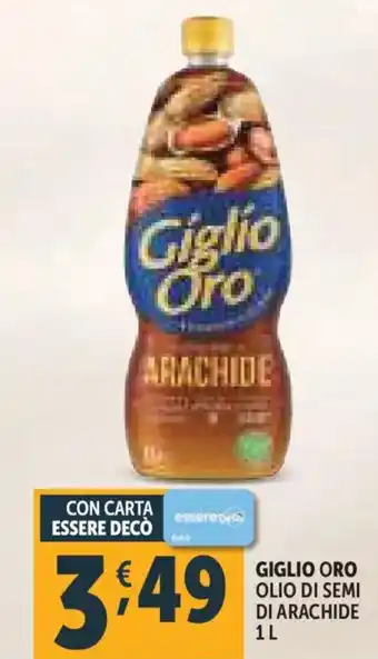 Deco Supermercati Giglio oro olio di semi di arachide offerta