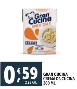 Deco Supermercati Gran cucina crema da cucina offerta