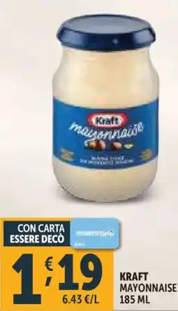 Deco Supermercati Kraft mayonnaise offerta