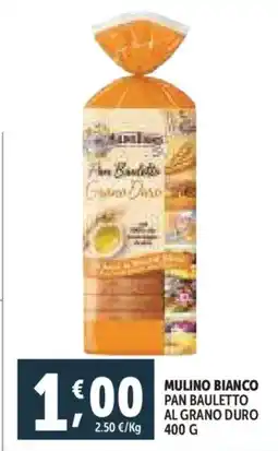 Deco Supermercati Mulino bianco pan bauletto al grano duro offerta