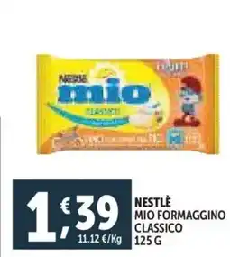 Deco Supermercati Nestle mio formaggino classico offerta