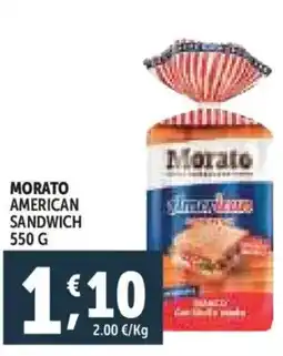 Deco Supermercati Morato american sandwich offerta