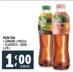Deco Supermercati Fuze tea limone pesca - classico-zero offerta