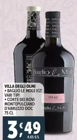 Deco Supermercati Villa degli olmi baglio le mole igt offerta