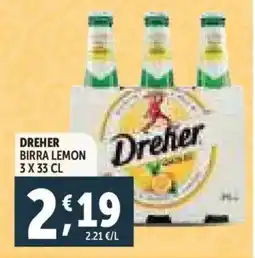 Deco Supermercati Dreher birra lemon offerta