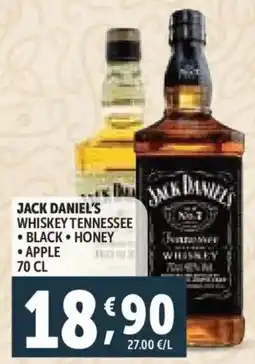Deco Supermercati Jack daniel's whiskey tennessee offerta