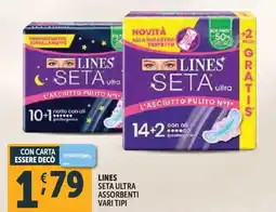 Deco Supermercati Lines seta ultra assorbenti offerta
