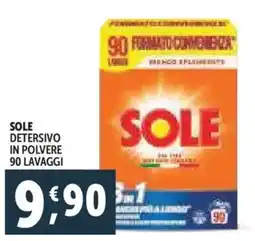 Deco Supermercati Sole detersivo in polvere offerta