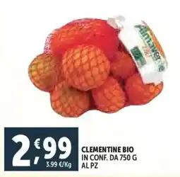 Deco Supermercati Clementine bio offerta