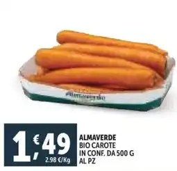 Deco Supermercati Almaverde bio carote offerta