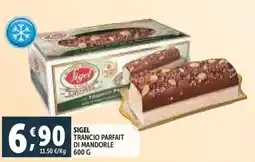 Deco Supermercati Sigel trancio parfait di mandorle offerta