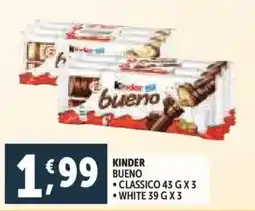 Deco Supermercati Kinder bueno classici - white offerta