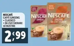 Deco Supermercati Nescafè caffè ginseng classico offerta