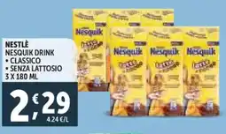 Deco Supermercati Nestlè nesquik drink offerta