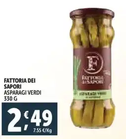 Deco Supermercati Fattoria dei sapori asparagi verdi offerta