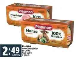 Deco Supermercati Plasmon omogeneizzato di carne offerta