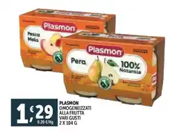 Deco Supermercati Plasmon omogeneizzati alla frutta offerta