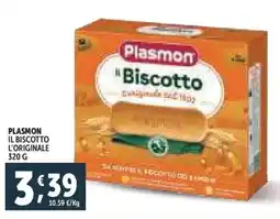 Deco Supermercati Plasmon il biscotto l'originale offerta