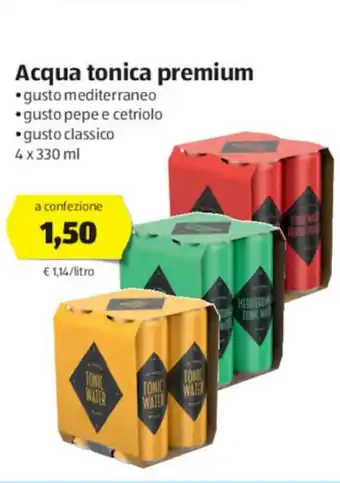 ALDI Acqua tonica premium offerta