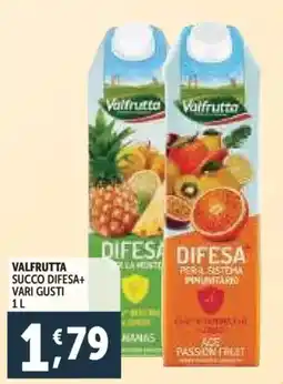 Deco Supermercati Valfrutta succo difesa+ offerta