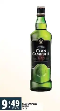Deco Supermercati Clan campbell whisky offerta