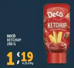 Deco Supermercati Decò ketchup offerta