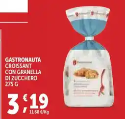 Deco Supermercati Gastronauta croissant con granella di zucchero offerta