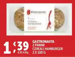 Deco Supermercati Gastronauta 2 panini cereali hamburger offerta