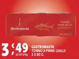 Deco Supermercati Gastronauta tonno a pinne gialle offerta