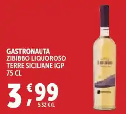 Deco Supermercati Gastronauta zibibbo liquoroso terre siciliane IGP offerta