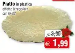 Magazzini Smart Piatto in plastica effetto irregolare offerta