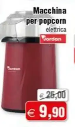 Magazzini Smart Macchina per popcorn elettrica Gordon offerta