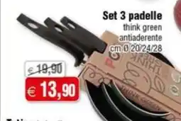 Magazzini Smart Set 3 padelle offerta