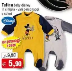 Magazzini Smart Tutina baby disney in ciniglia offerta