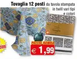 Magazzini Smart Tovaglia 12 posti offerta