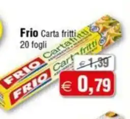 Magazzini Smart Frio Carta fritti 20 fogli offerta
