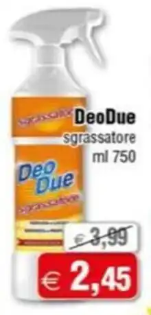 Magazzini Smart DeoDue sgrassatore offerta
